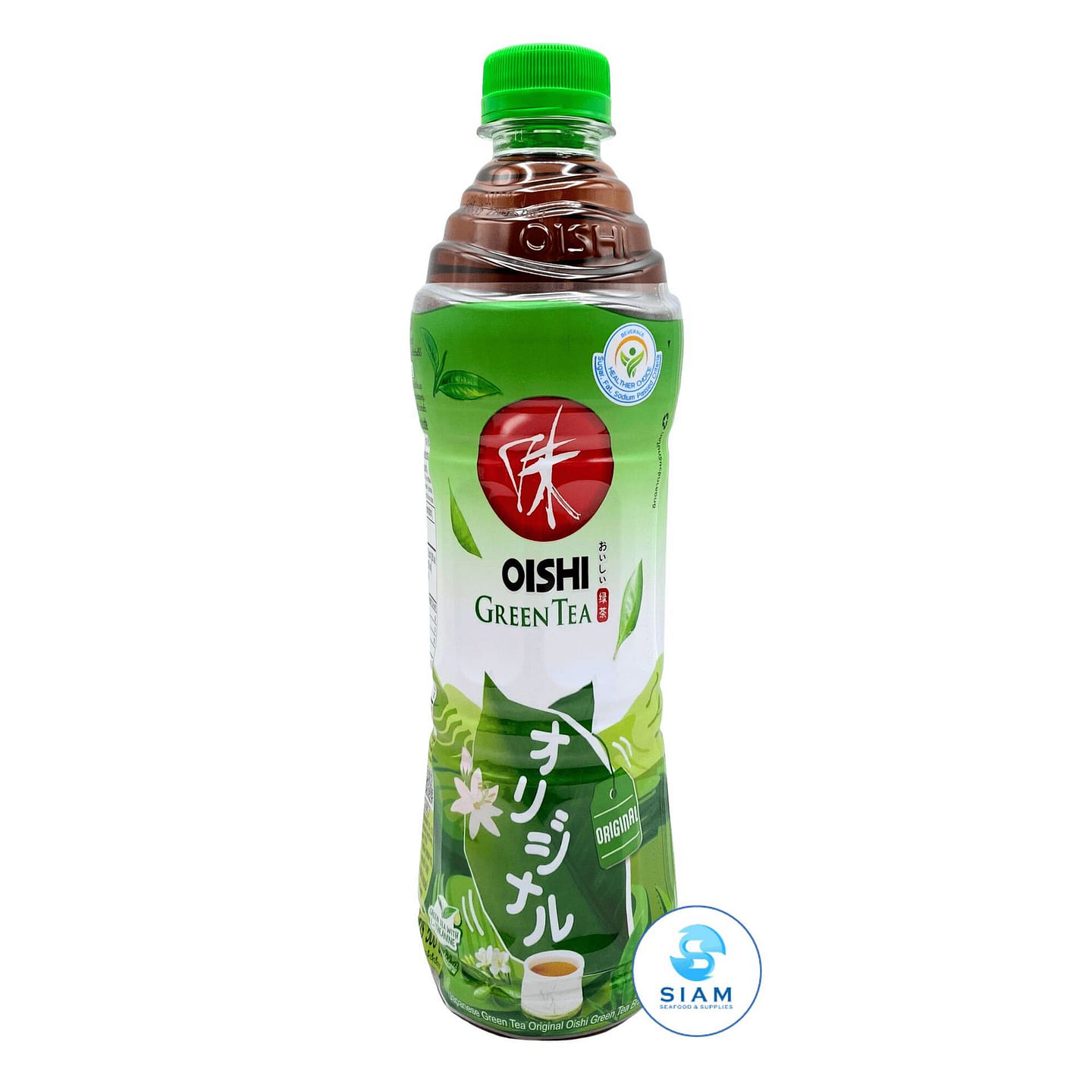 Oishi Green Tea, Original Flavor 17.6 oz