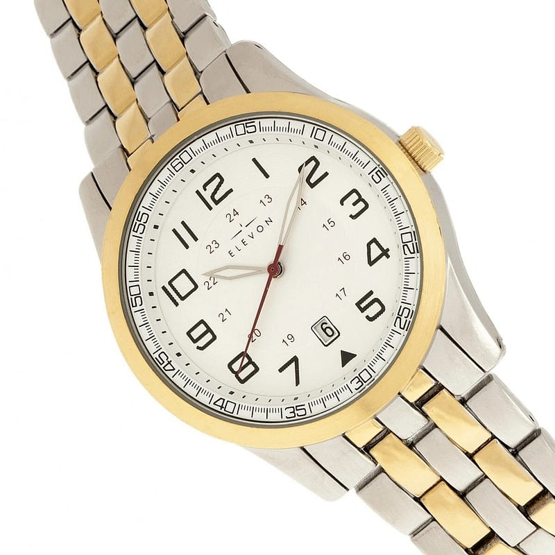 Elevon Garrison Watch Gold/White 1 case