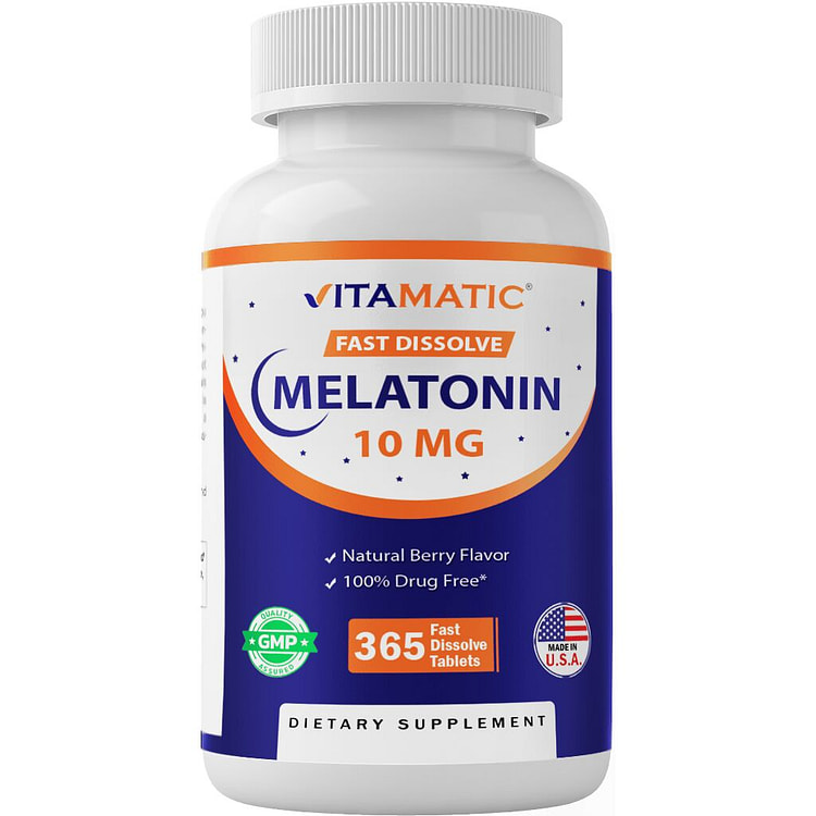 Melatonin 10mg 365 Fast Dissolve Tablets