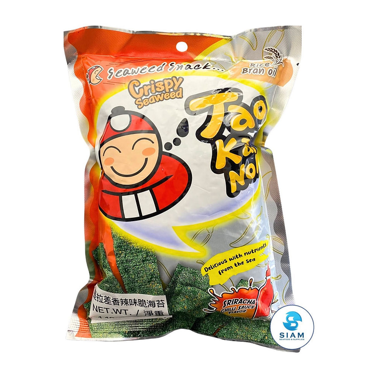 Tao Kae Noi Crispy Seaweed Thai Snack, Sriracha Flavor