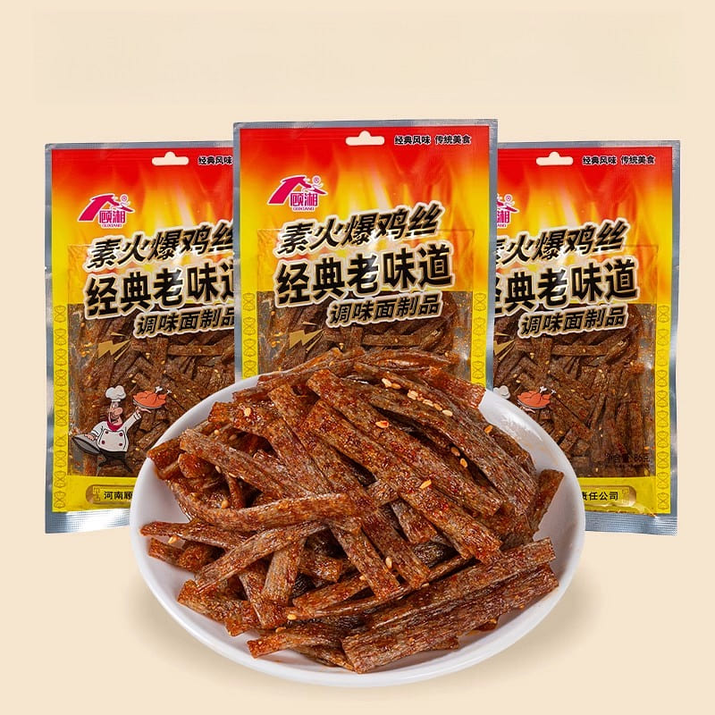Gu Xiangsu Hot Shredded Chicken 86g*3 bags 258 g