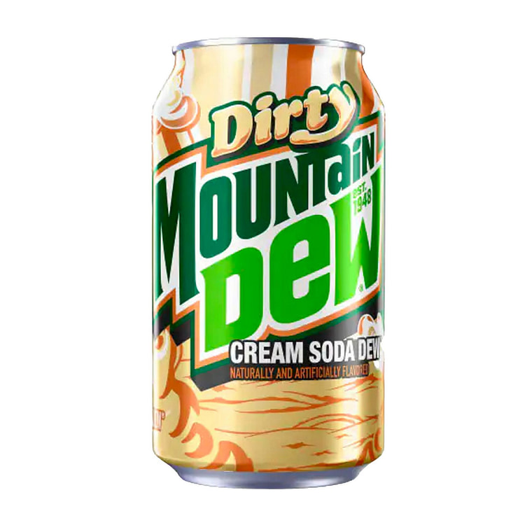 Mountain Dew Dirty Cream Soda 12 oz 1 each
