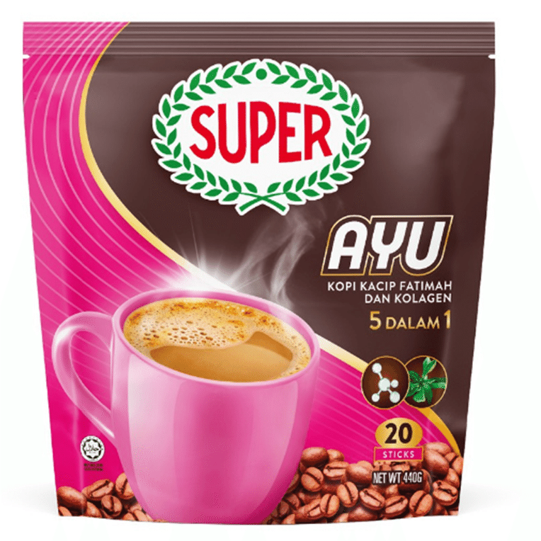 Super Power 5-In-1 Kacip Fatimah & Collagen Coffee 440g 1 each
