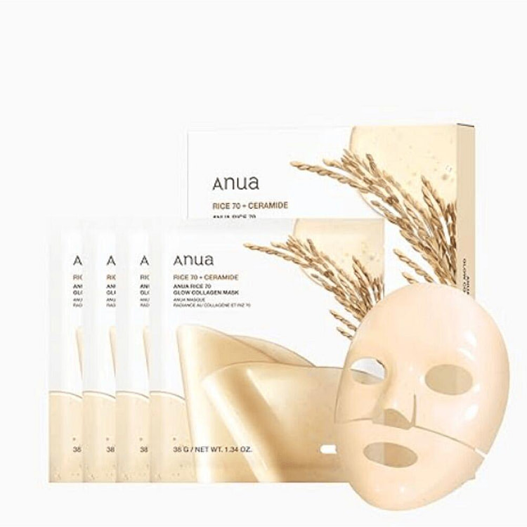 Rice 70 焕彩胶原蛋白面膜 4片装 1 份