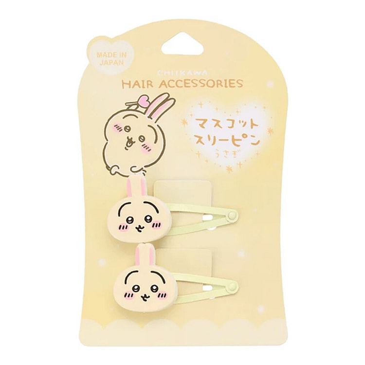 SkaterXChiikawa Usagi Yellow Hair Pin 2pcs