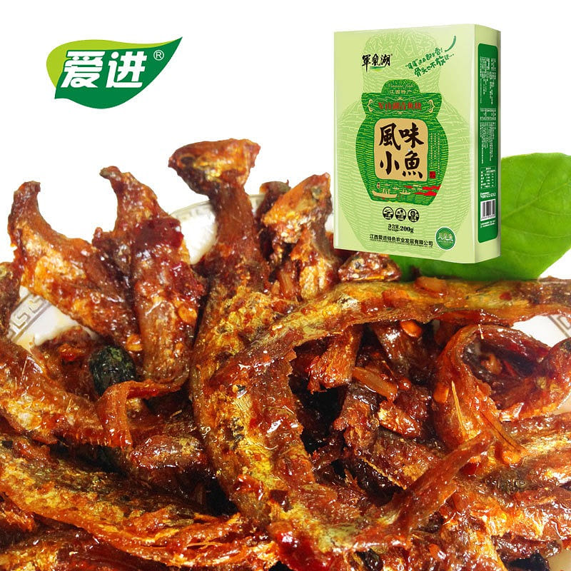 Jiangxi specialty hand-fried fish dried freshwater fish spicy anchovies 200 g