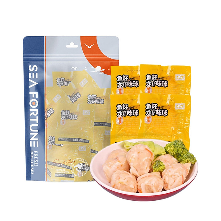 Sea Fortune 鱼籽龙虾味球海鲜零食鱼丸