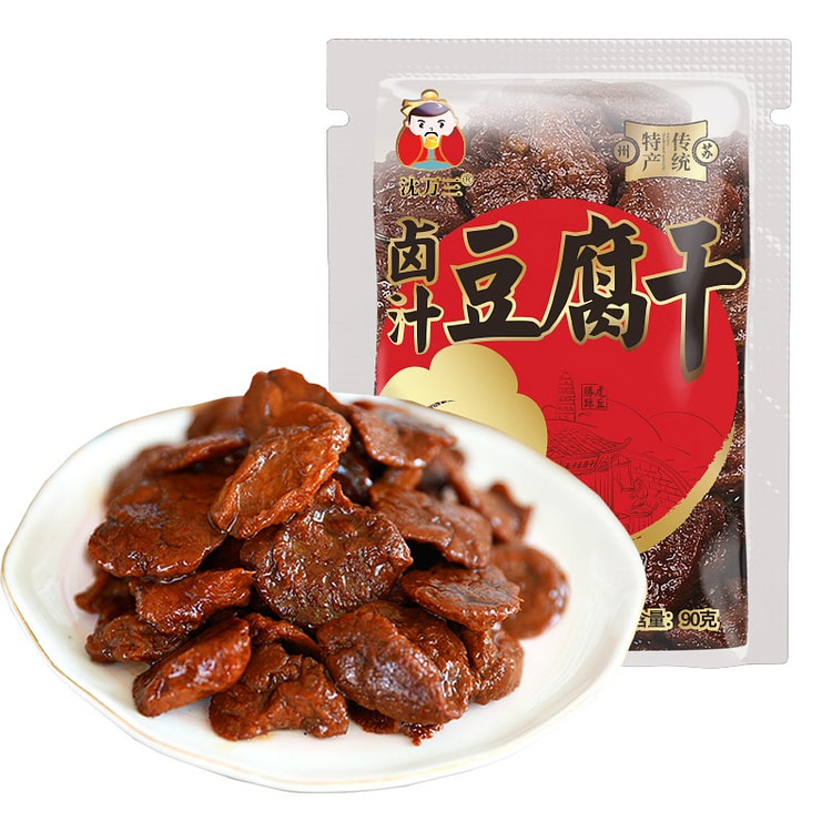 【美国直邮】沈万三 卤汁豆腐干 苏州特产 五香豆干