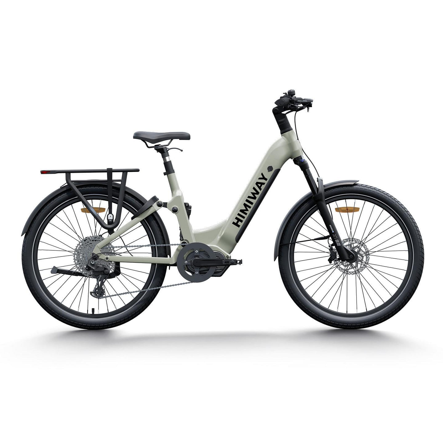 Himiway A7 Pro | Urban Electric Commuter Bike Lightgray 1 each