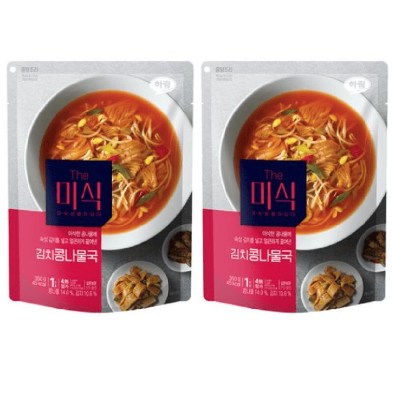 Kimchi soybean sprout soup 350g, 2 pieces 700 g