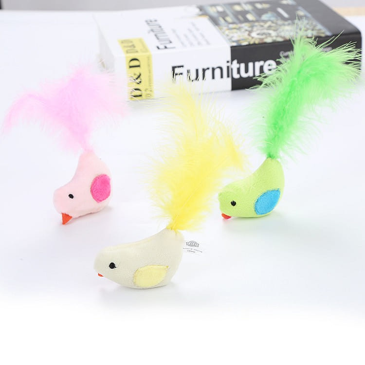 *Pet Toy*Lady N－Catnip Toy (Bird)－A random color will be shipped. 1 count