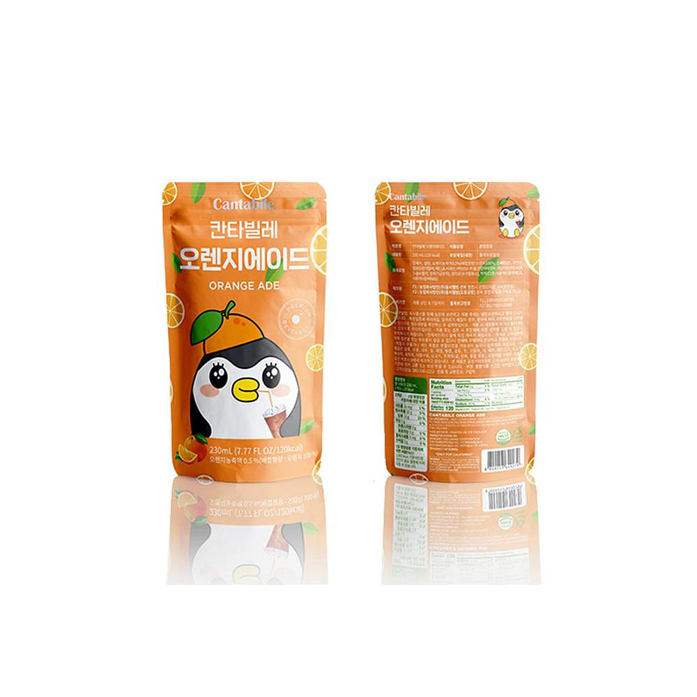 CANTABILE Orange Ade Pouch 230mL(7.77 fl oz) 1 phần