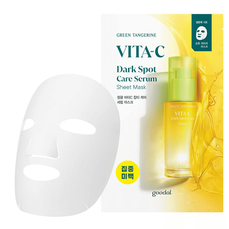 goodal Green Tangeriene Vita C Serum Mask 5 Sheets 1 box