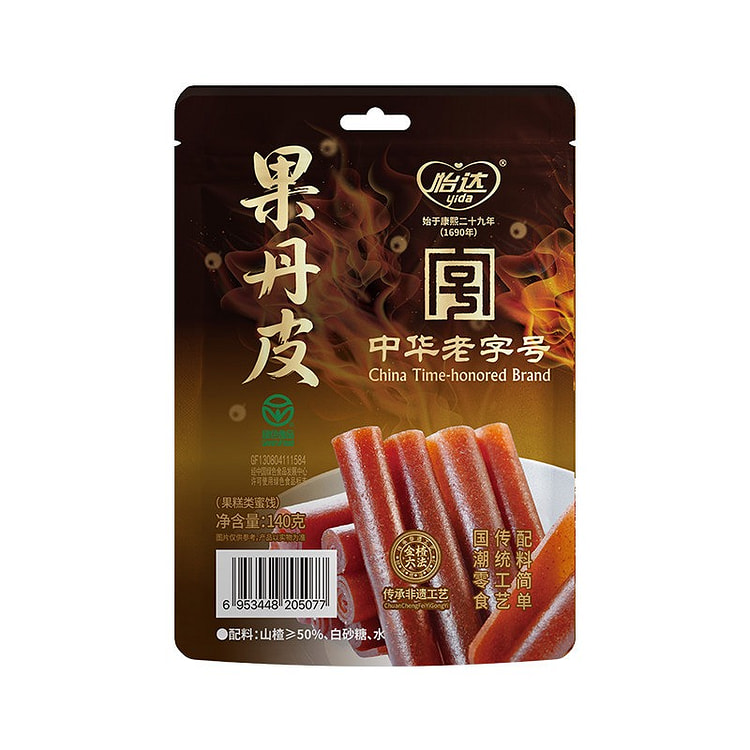 Yida Fruit Roll Zero-addition Preserved 1pc 140 g
