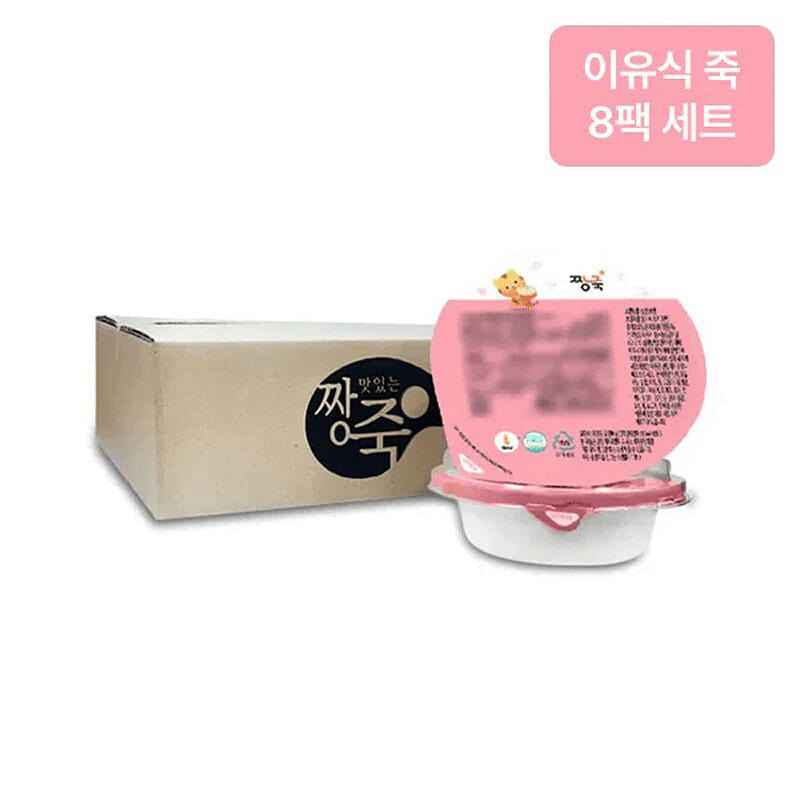 Jjangjuk Baby Soft Rice D Set (8 Pack) 160 g