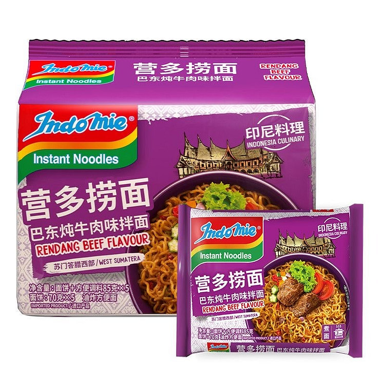 Indomie Padang Stewed Beef Flavor Instant Noodles 425 g