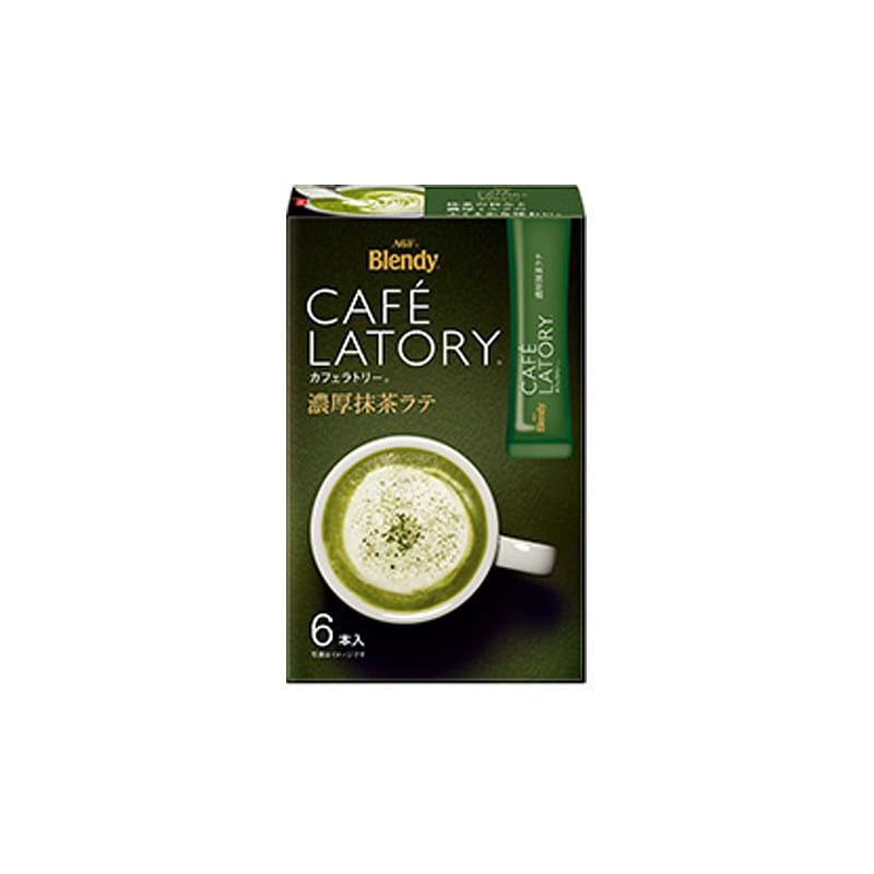 AGF Thick Matcha Latte 6 pieces 1 each