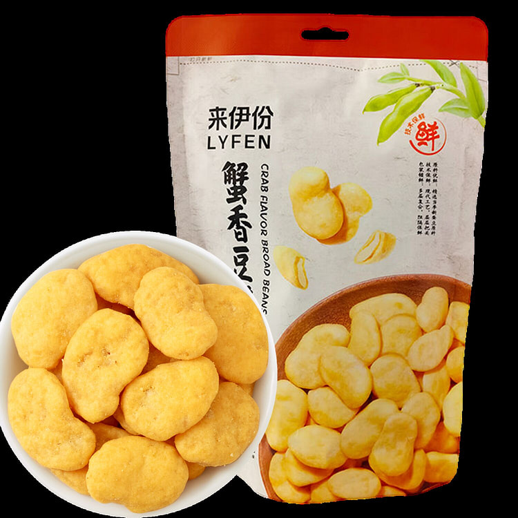 蟹香兰花豆瓣 蟹黄味 每日坚果干果炒货蚕豆休闲零食