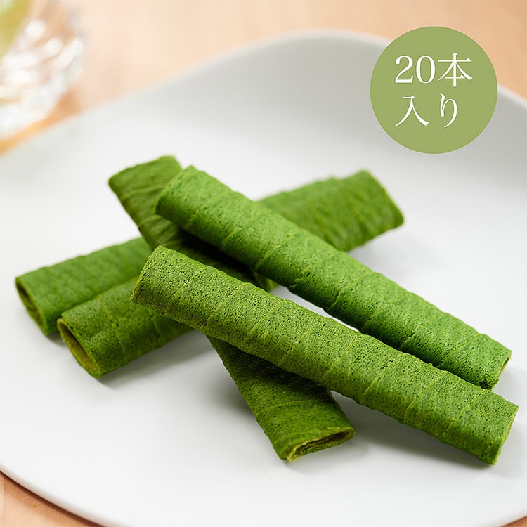 森半 薄烤卷可丽饼 20枚 抹茶