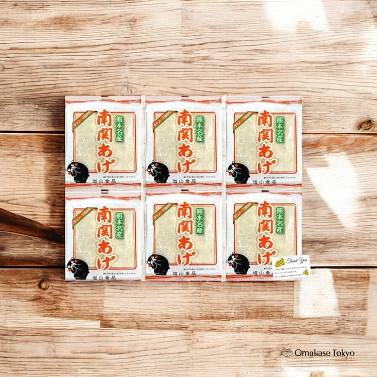 Kumamoto Nankan Age Tofu (Oval)- 3 Sheets x 6 Bags