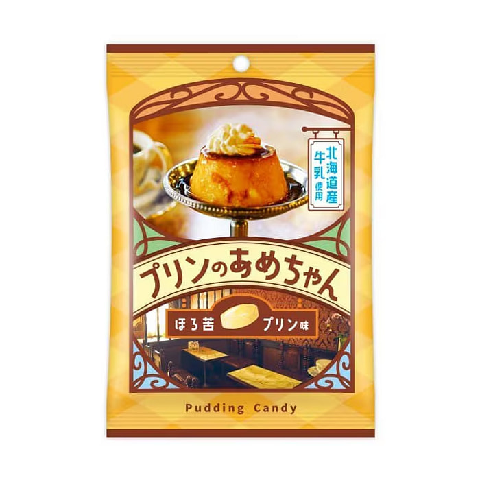 SENJAKU扇雀饴 复古咖啡馆 老式布丁糖 52g（保质期 02/28/2025）