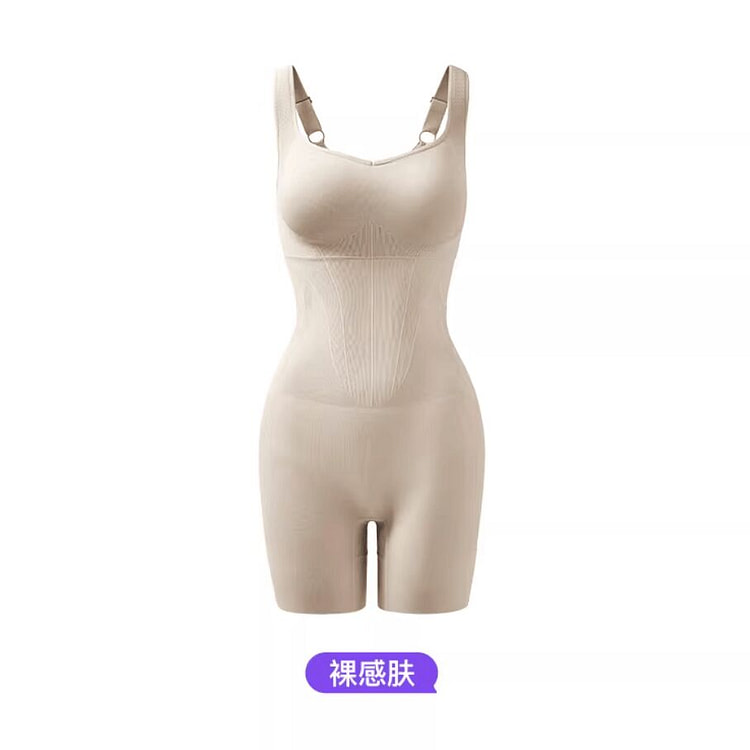 宋茜推荐 曲线主义连体塑身衣收腹提臀显瘦 肤色L码 1 个