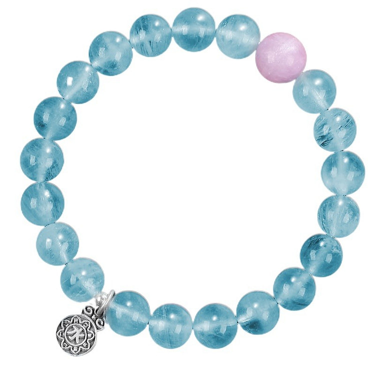 Five Element Crystal Bracelet With Added Water,8mm 1 box