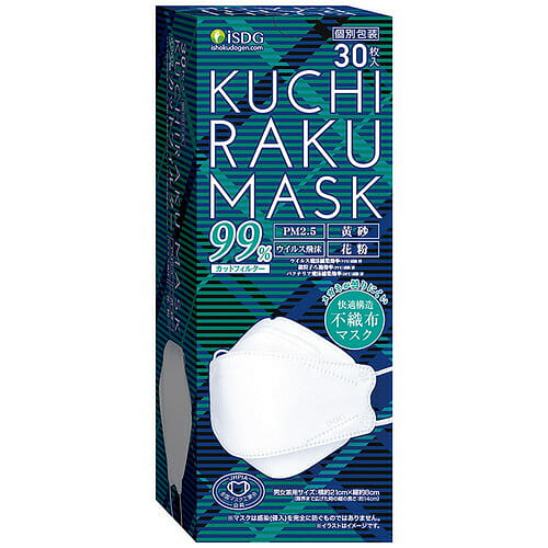 KUCHIRAKU MASK White 1 box