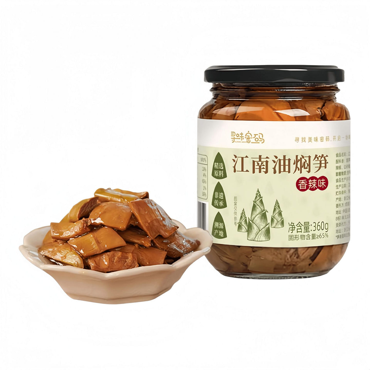 Jiangnan Braised Bamboo Shoots in Oil 360g*1 360 g