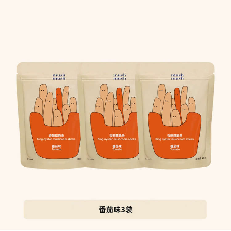 杏鲍菇脆条番茄味