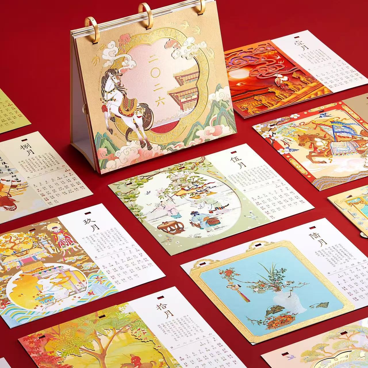 故宫文创】2026马年台历神骏天来- Weee!
