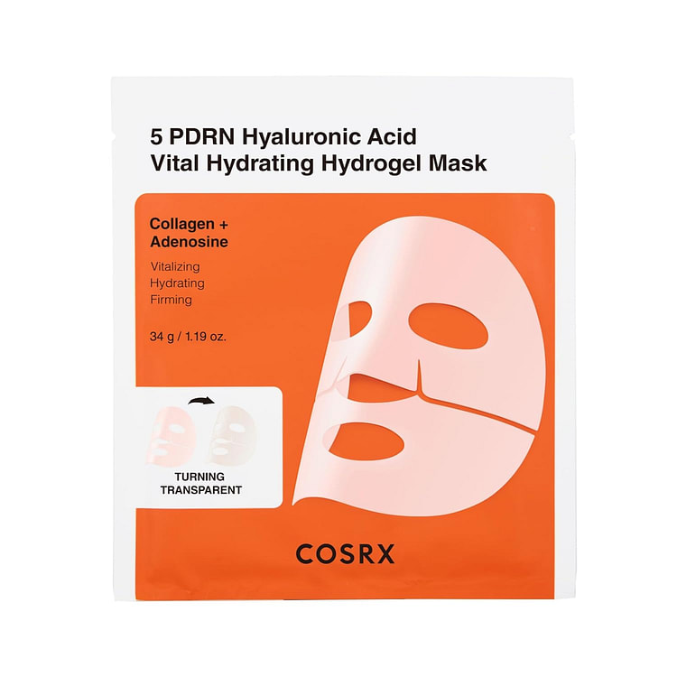 Cosrx 5 PDRN Hyaluronic Acid Vital Hydrogel Mask 1 each