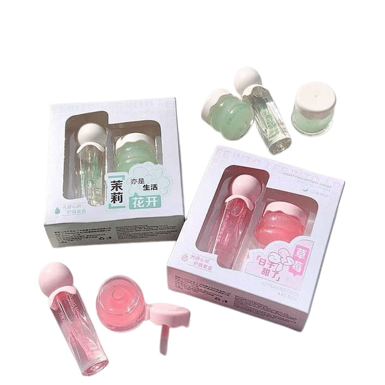 云忆 日夜睡眠唇膜套装 茉莉花 30 克