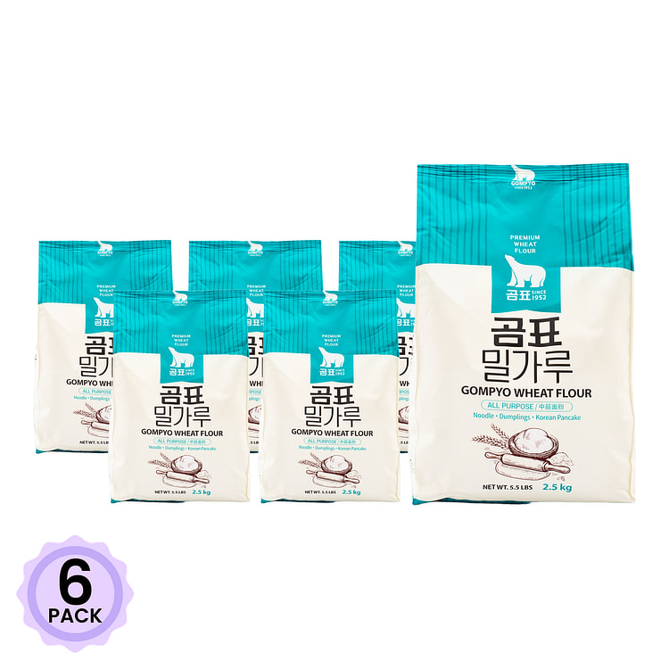 白熊 多用途面粉 5.5 磅*6 包
