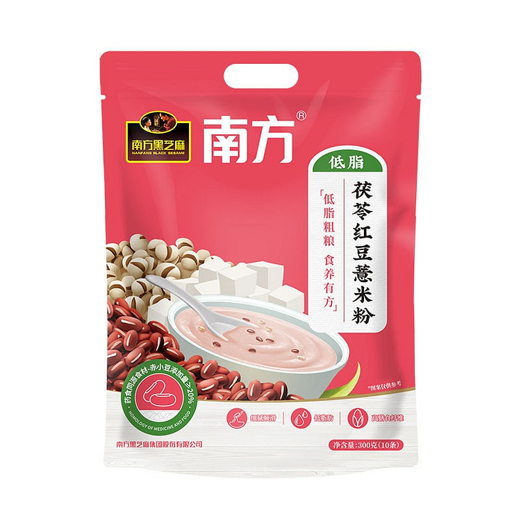 南方黑芝麻 茯苓红豆薏米粉 300 克