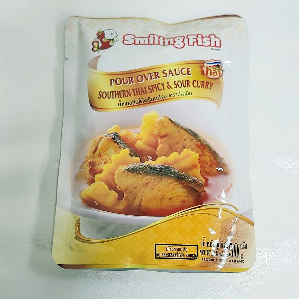 Smiling Fish Pour Over Sauce Southern Thai Spicy&Sour Curry 250 g