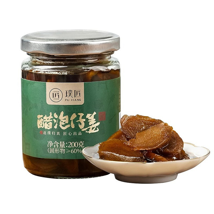 Vinegar soaked ginger, brewed tea 200 g