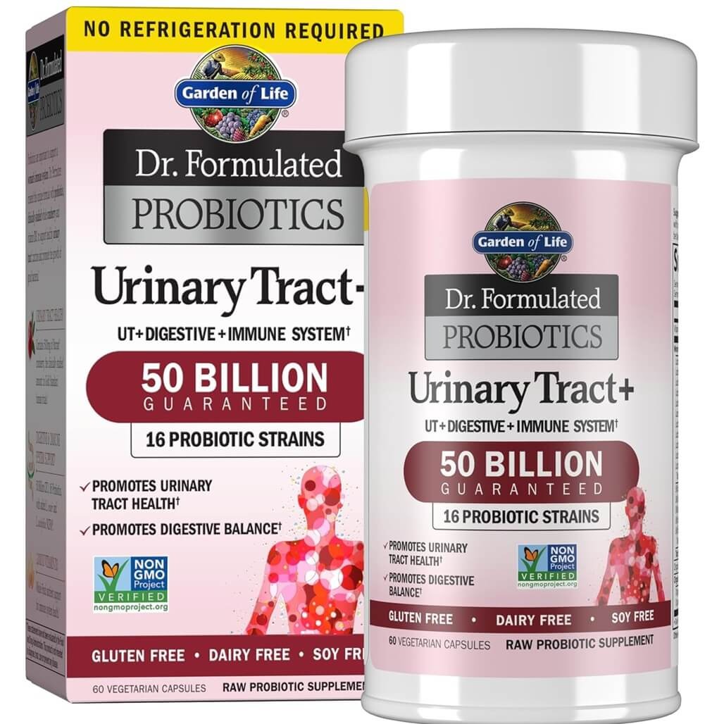Garden of Life Probiotics Urinary Tract+ (60 Caps) 4 온스