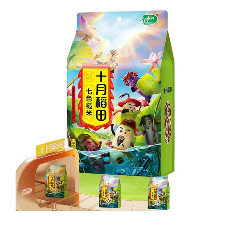October Rice Field Seven-Color Brown Rice 1 Bag