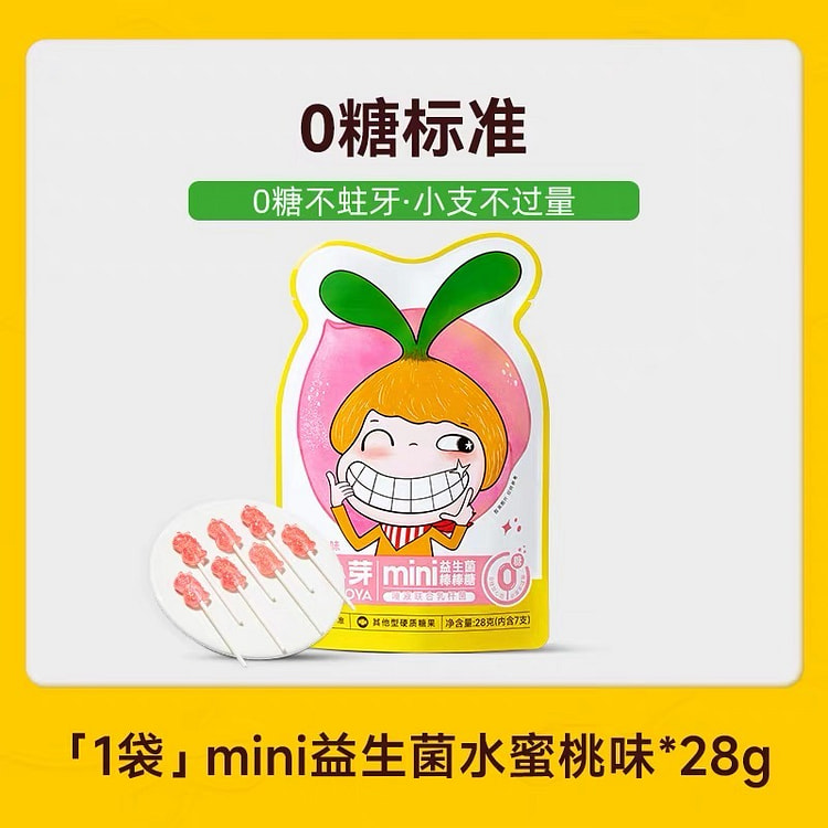 Peach lollipop... 28 g