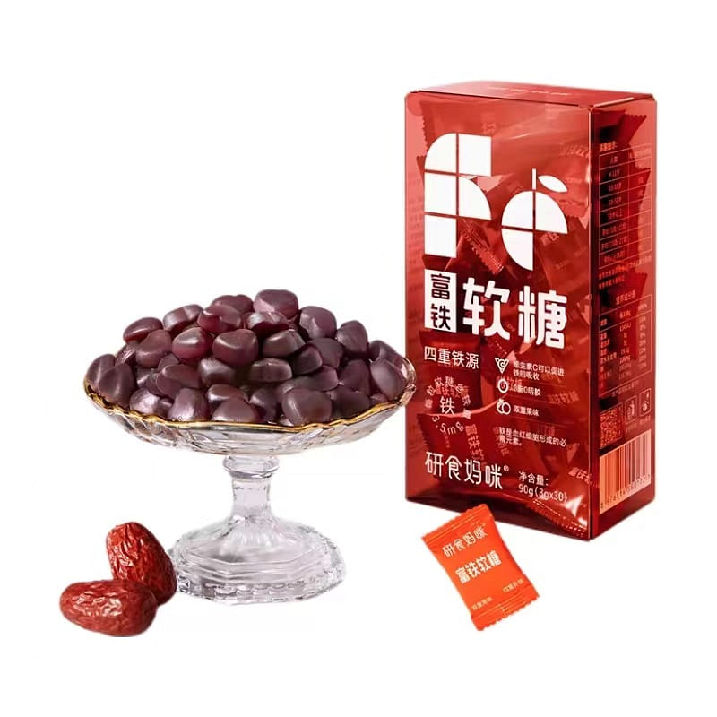 Iron Rich Fudge SupplementPregnant Women Qi-Blood Nutrition Snacks 90g*1 box 1 each
