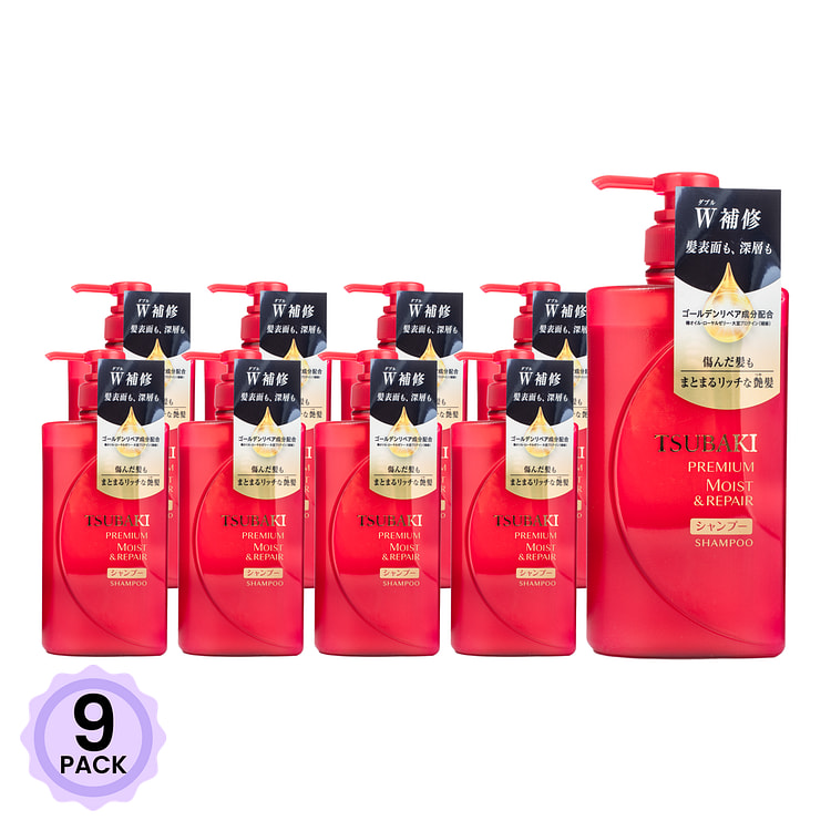 Shiseido Premium Moist Shampoo 400 ml*9 pack