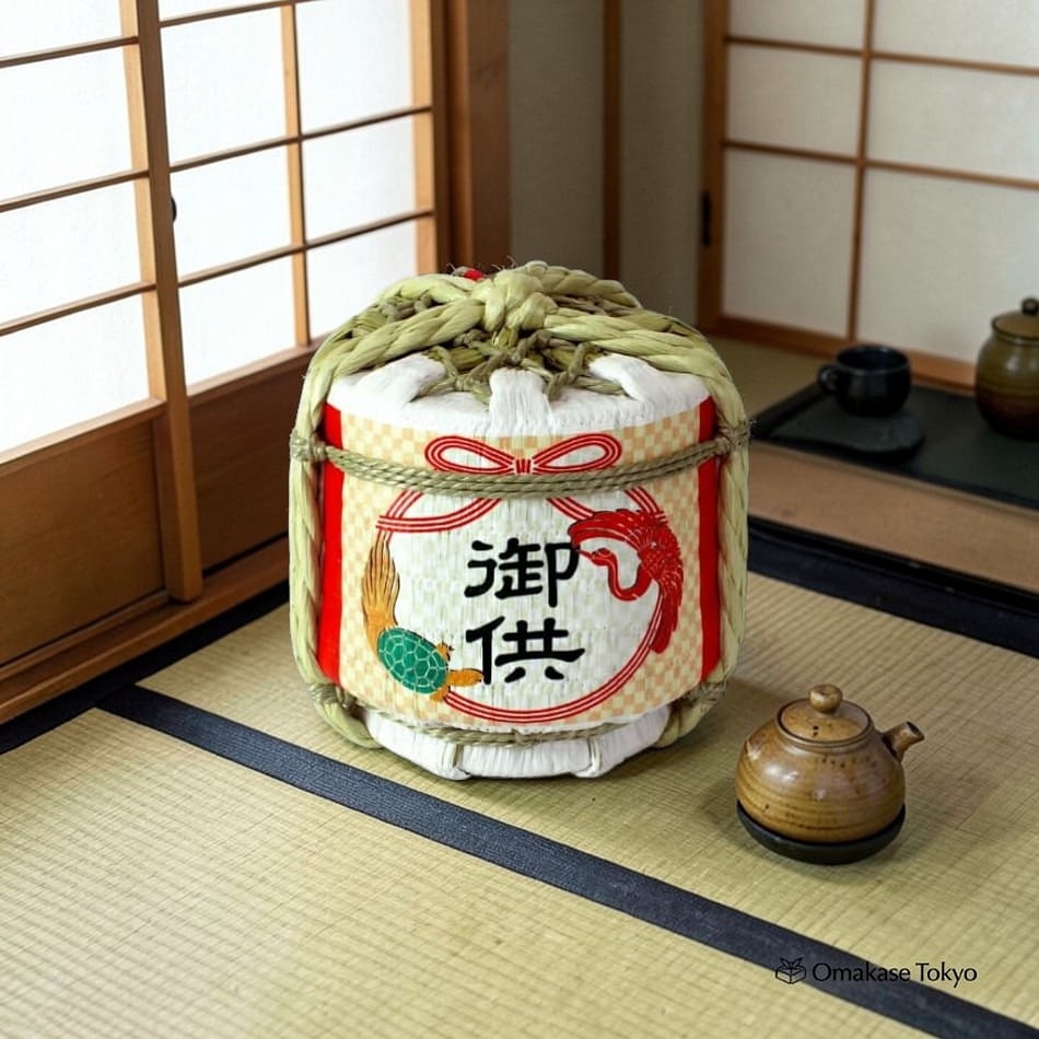 Komataru Mini Straw Barrel-Japanese New Year 450 g