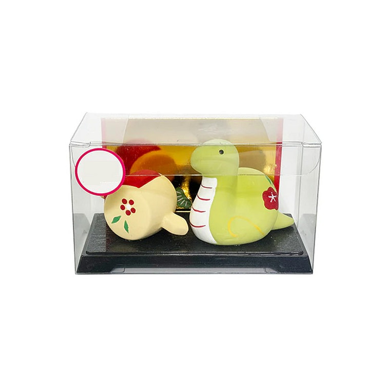 DAISO 2025蛇年限定 蛇 摆件 浅绿色