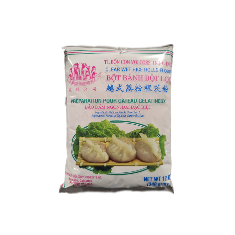 Bot Banh Bot Loc 透明湿米卷面粉
