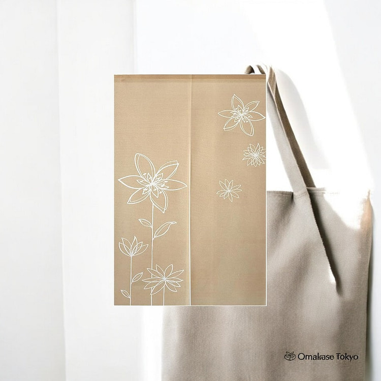 Noren Divider Curtain-Flower 200 g