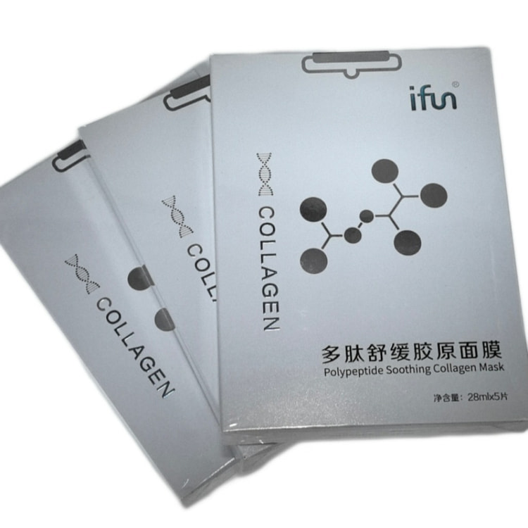 ifun多肽舒缓胶原面膜 5片 国内院线专供正品 1 盒