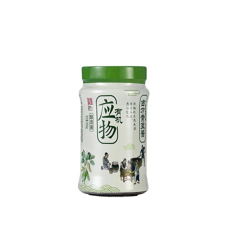 Organic soybean paste 358g*1 bottle 358 g