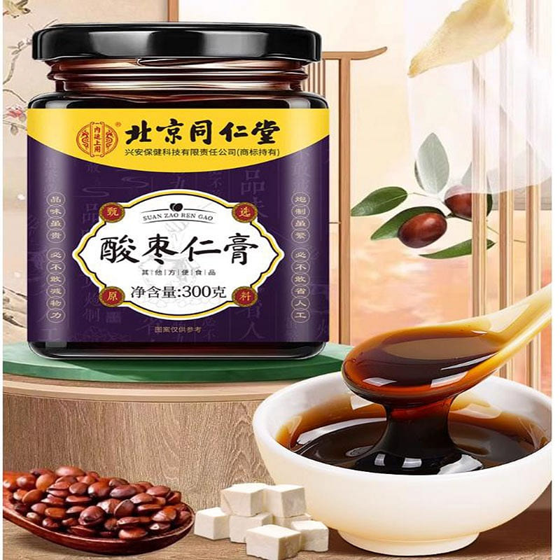Peking Tongrentang Sour Date Seed Bedtime Ointment Insomnia and Sleeping 300g 300 g