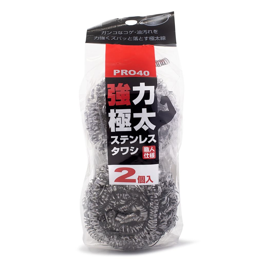 Miếng Cọ Xoong Nồi Bằng Thép Không Gỉ Nhật Bản Kokubo, 40g x 2 cái, #3268 1 từng cái